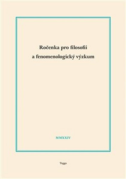 Ročenka pro filosofii a fenomenologický výzkum 2024