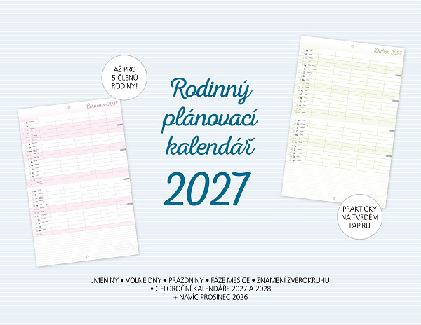 Rodinný plánovací kalendář 2027