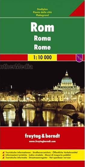 Rome 1:10 000 - plán města