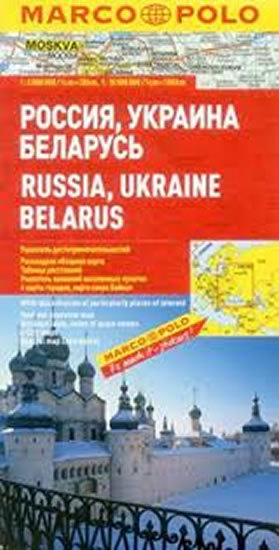 Rusko, Ukrajina, Bělorusko/mapa 1:2M MD