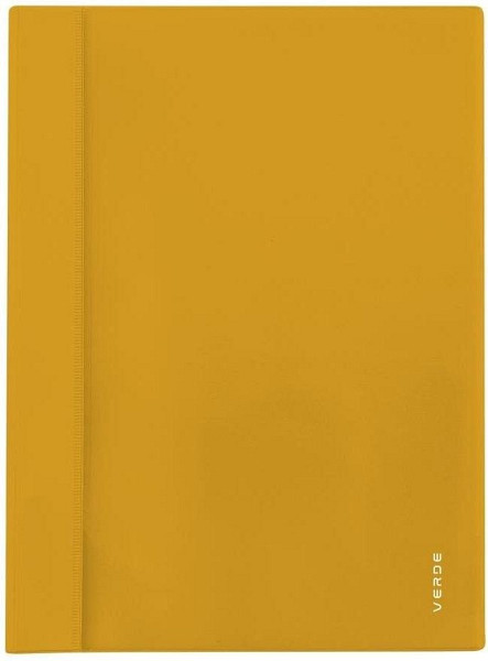 Rychlovazač A4 PVC s kapsou VERDE hořčice