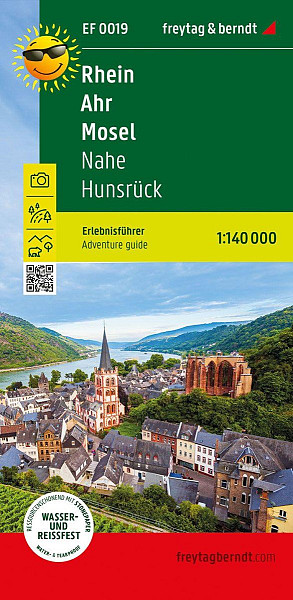 Rýn - Ahr - Mosela, Nahe & Hunsrück 1:140 000 / dobrodružný průvodce a mapa