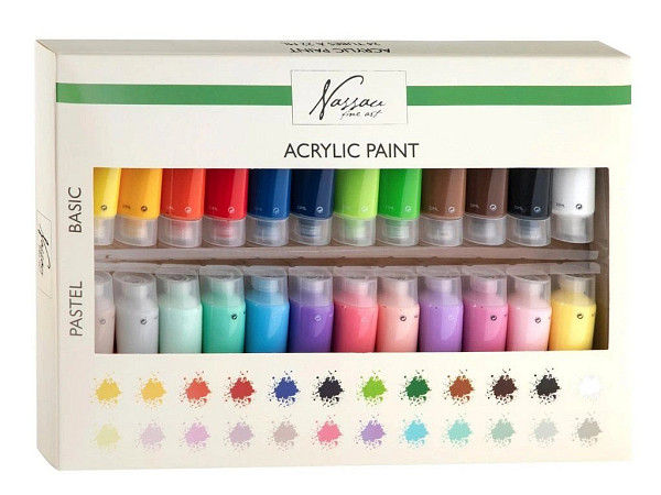 Sada akrylových barev 24x22 ml