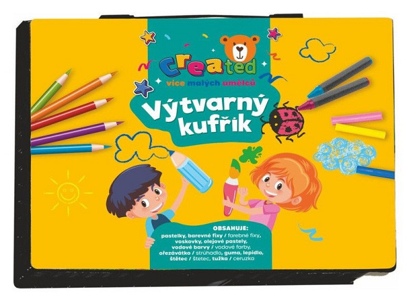 Sada na malování - Art box kreativní sada created v plastovém kufříku