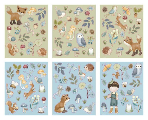 Sada se samolepkami Forest Friends
