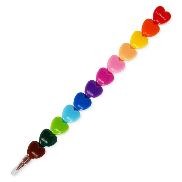 Sada skládacích pastelek Dream In Colour - Heart (12 kusů)