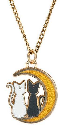 Sailor Moon Náhrdelník Cats on the Moon