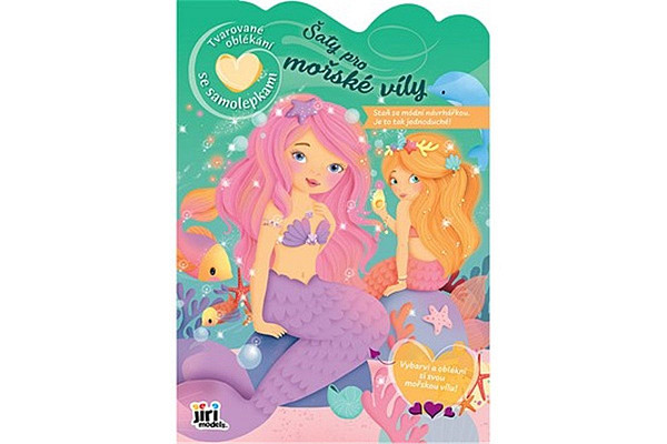 Šaty pro mořské víly - Tvarované oblékání se samolepkami