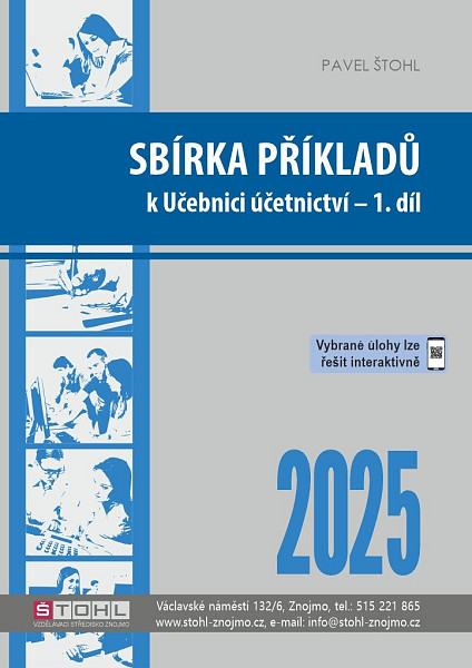 Sbírka příkladů k učebnici účetnictví I. díl 2025