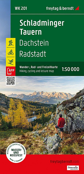 Schladminger Tauern - Radstadt - Dachstein 1:50 000 / turistická mapa