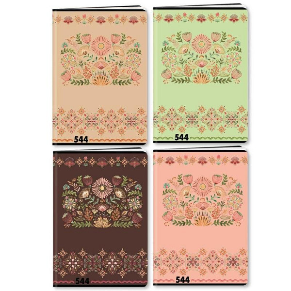 Sešit A5, 40 listů, typ 544 Floral Scape