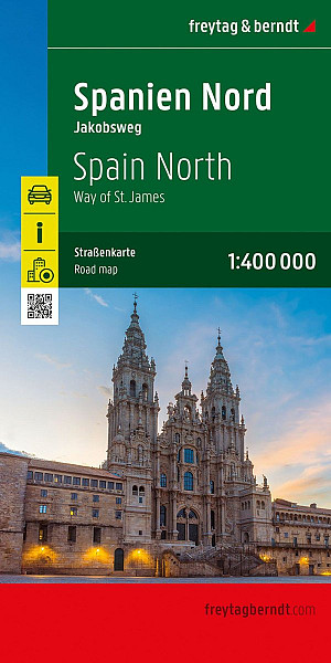 Severní Španělsko – Camino de Santiago 1:400 000 / automapa