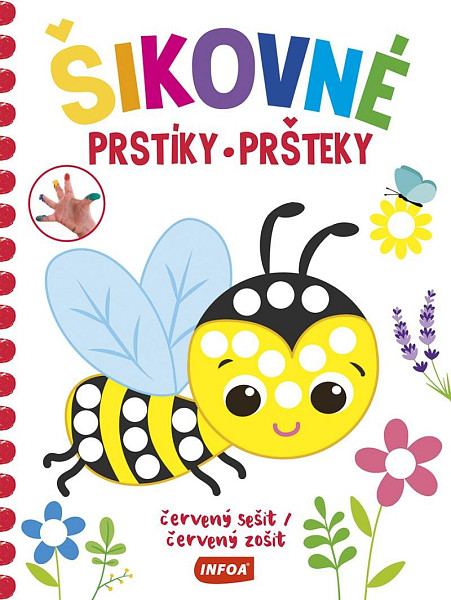 Šikovné prstíky - červený sešit / Šikovné pršteky - červený zošit