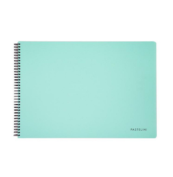 Skicák A4, 40 listů, 190g - Pastelini zelená