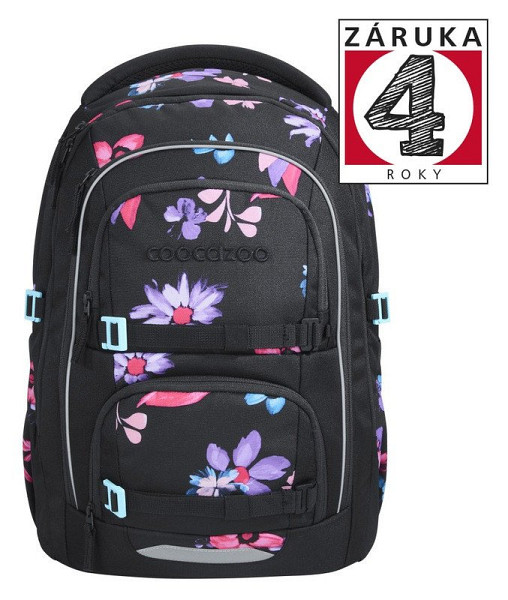 Školní batoh PORTER Floral Artnight, AGR certifikát