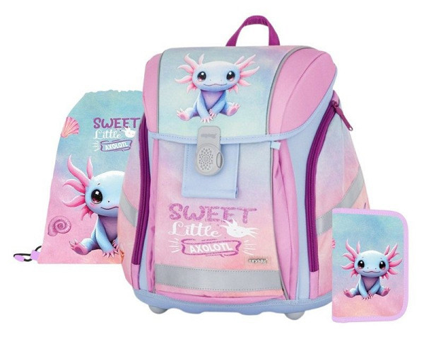Školní set 3ks PREMIUM LIGHT Axolotl
