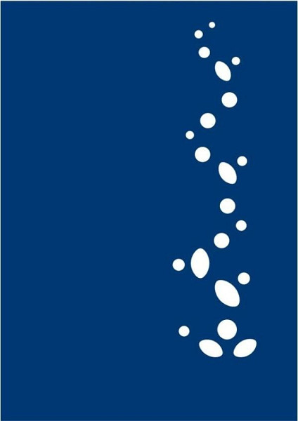 Složka univerzální, A4, motiv bubliny, tmavě modrá