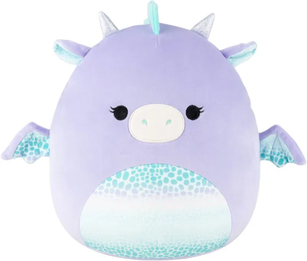 Squishmallows Fialový dráček - Drow 30 cm