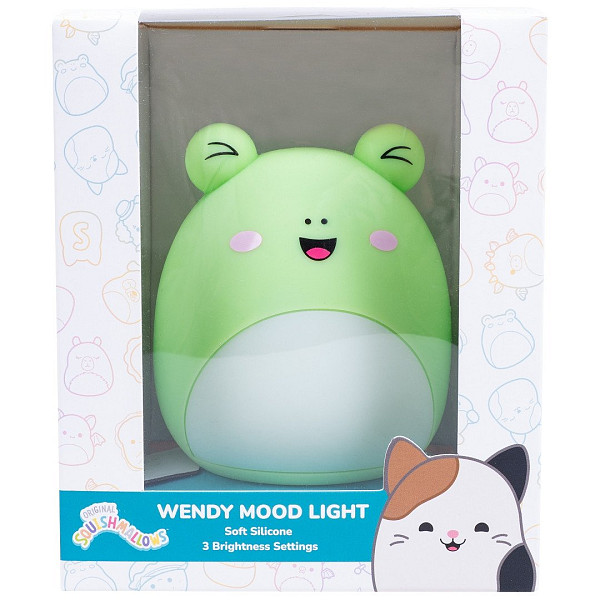 Squishmallows FIZZ Dekorativní osvětlení - Žába Wendy