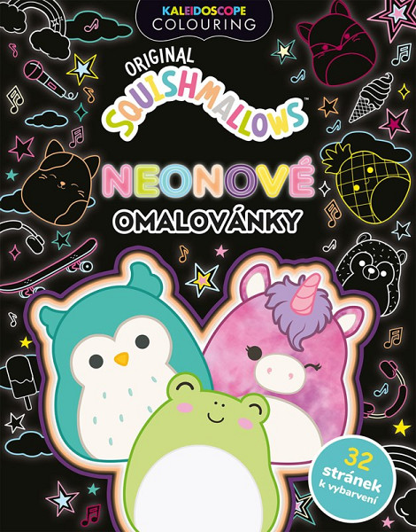 Squishmallows - Neonové omalovánky