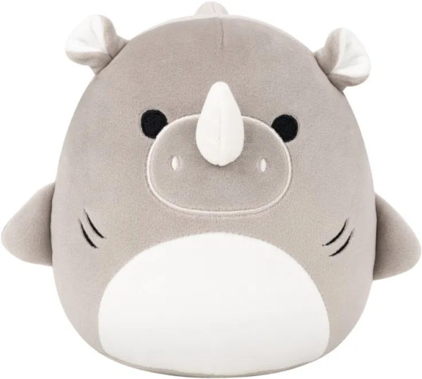 Squishmallows Šedý žraločí nosorožec - Bruno 20 cm