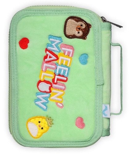 Squishmallows Školní pouzdro - mix zelený