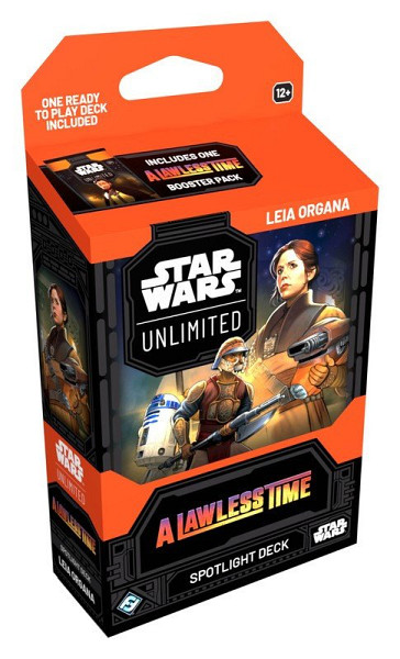 Star Wars: Unlimited A Lawless Time - Leia Organa Spotlight Deck
