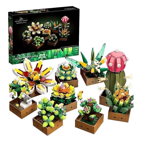 Stavebnice Kaktusy 913 dílků