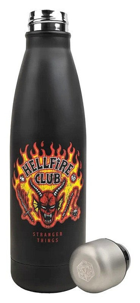 Stranger Things Nerezová láhev - Hellfire Lives 500 ml