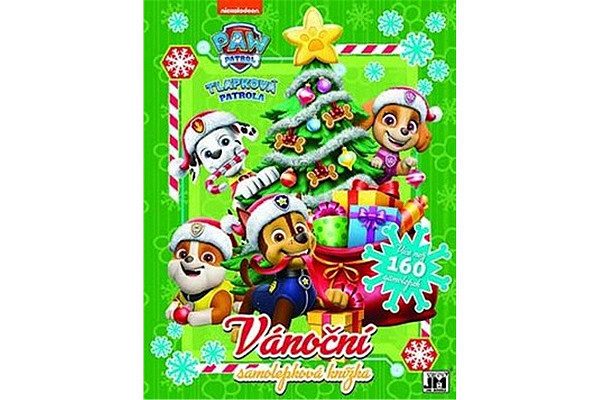 Tlapková patrola - Vánoční samolepková knížka