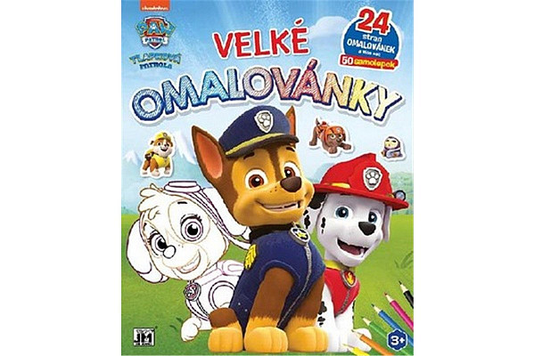 Tlapková patrola - Velké omalovánky
