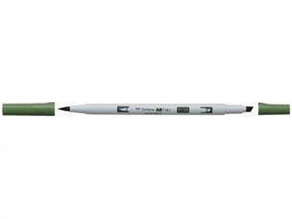 Tombow Oboustranný štětcový lihový fix ABT PRO - dark olive