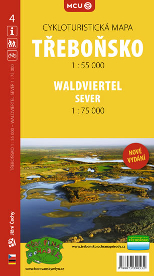 Třeboňsko - cykloturistická mapa č. 4 /1:55 000