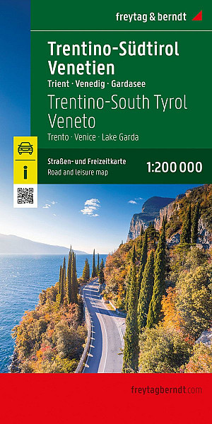 Trentino-Jižní Tyrolsko - Benátsko 1:200 000 / automapa