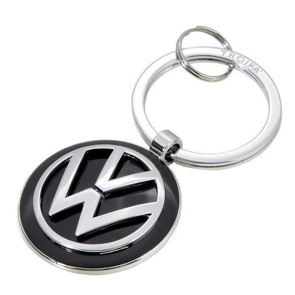 Troika klíčenka - logo VW (kovová, mix barev)