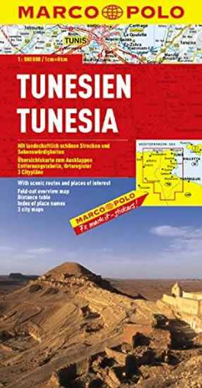 Tunisko /mapa