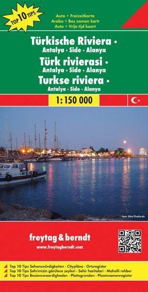Turecká riviéra Antalya Side 1:150T automapa