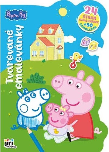 Tvarované omalovánky Prasátko Peppa