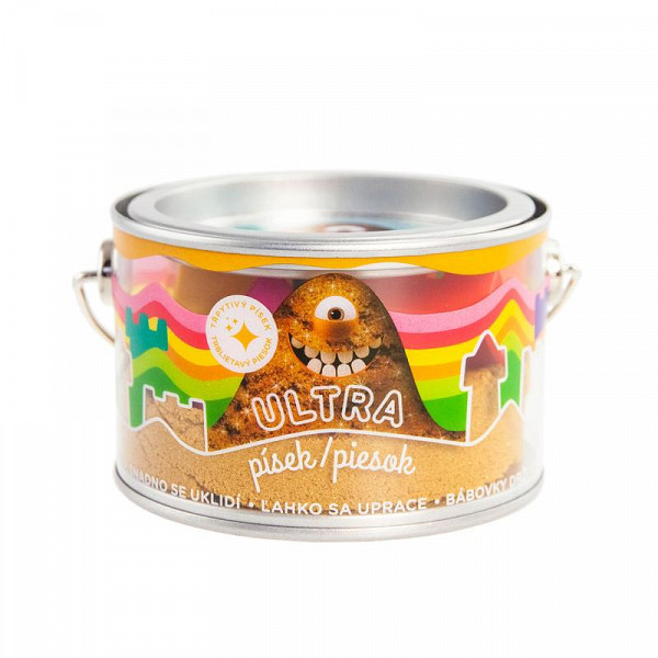 Ultra písek s glitry - zlatý 200g