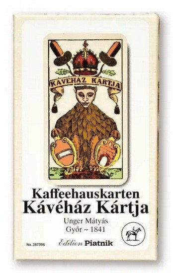 Ungarische Kaffeehauskarten