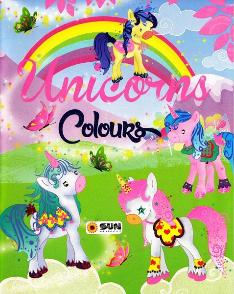 Unicorns - colours - zelená