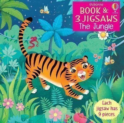 Usborne Book  3 Jigsaws: The Jungle