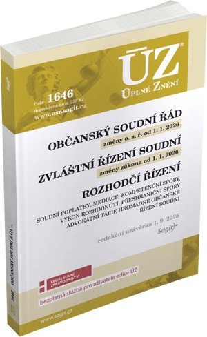 ÚZ 1646 Občanský soudní řád