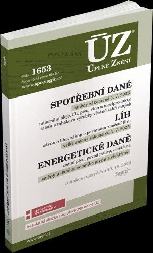 ÚZ 1653 Spotřební daně
