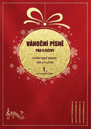 Vánoční písně pro 4 flétny 1.