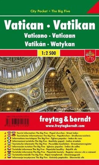 Vatican/Vatikán 1:2,5T/kapesní plán města