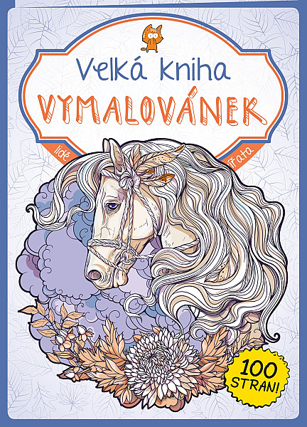 Velká kniha Vymalovánek - fialová