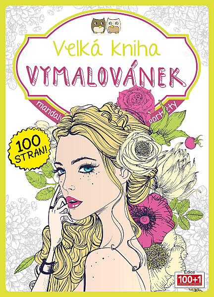 Velká kniha vymalovánek - zelená