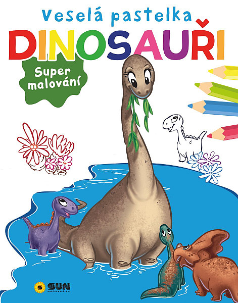 Veselá pastelka Dinosauři - Supermalování