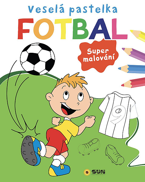 Veselá pastelka Fotbal - Supermalování